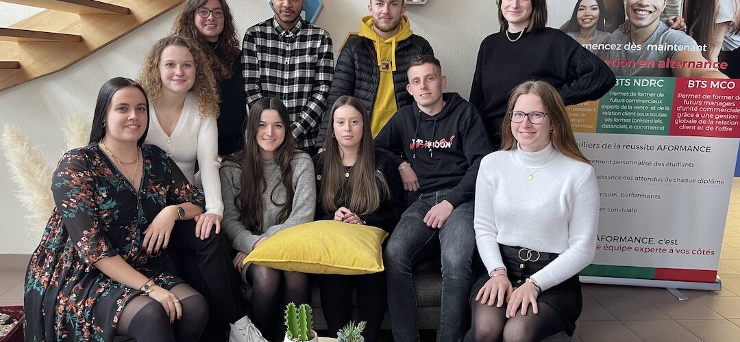 photo de classe NDRC et MCO 2 en cours les jeudis et vendredis centre aformance plérin