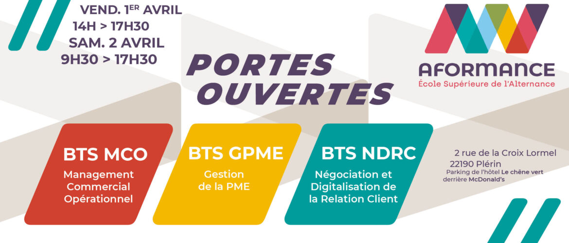 visuel aformance plerin porte ouvertes