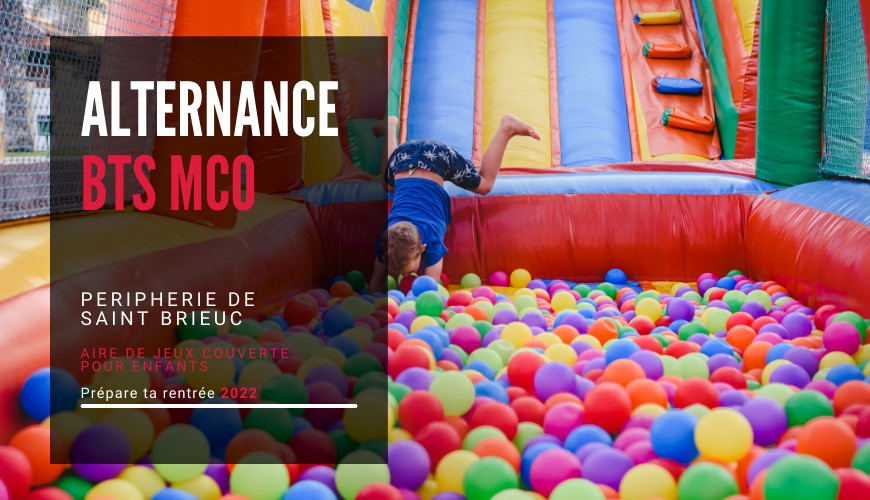 Offre d'emploi en alternance BTS MCO aire de jeux couverte pour enfants