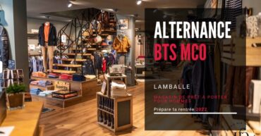 Offre d'emploi en alternance BTS MCO magasin de prêt à porter pour hommes