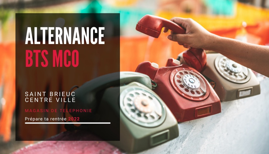 Offre d'emploi en alternance BTS MCO magasin de téléphonie